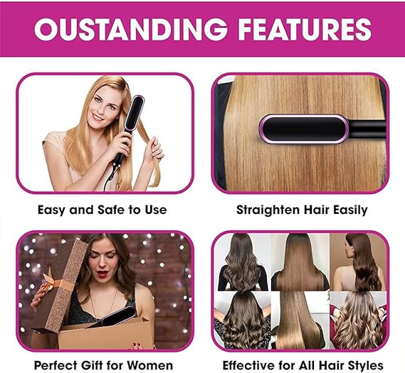 Electric Hair Dryer Brush & Hot Air Styler