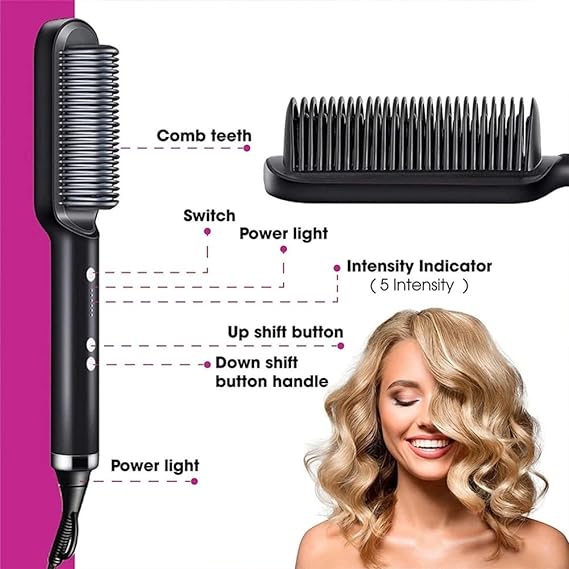 Electric Hair Dryer Brush & Hot Air Styler